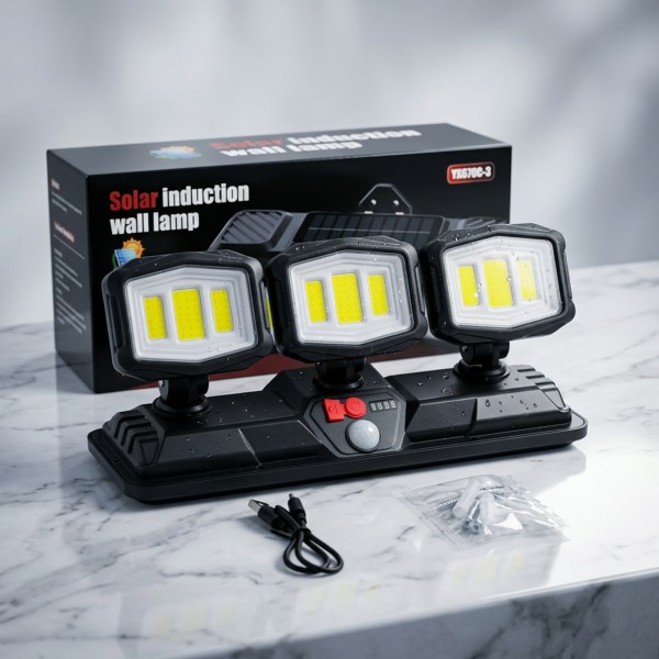 كشاف جداري بالطاقة الشمسية بحساس حركة