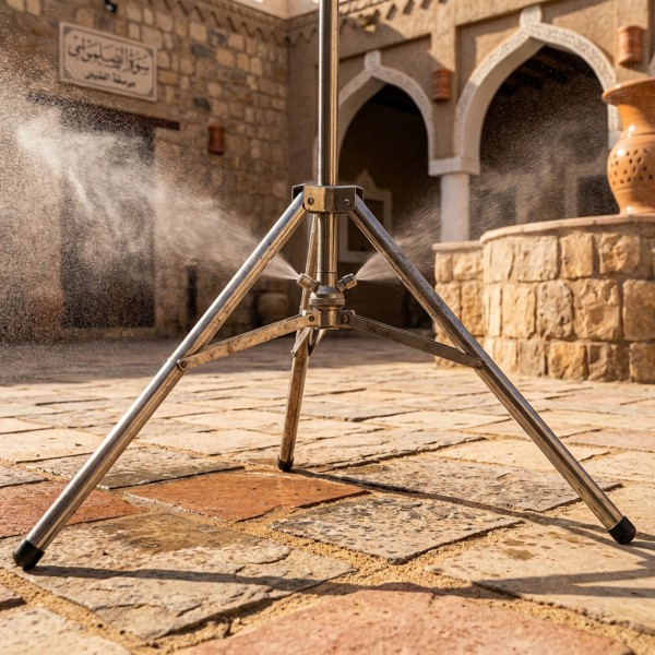 سيستم توزيع رش ارضيات الجناين و نظام رذاذ محمول بطول 79 سم للتبريد في الهواء الطلق من دى ال سى بضمان عامين