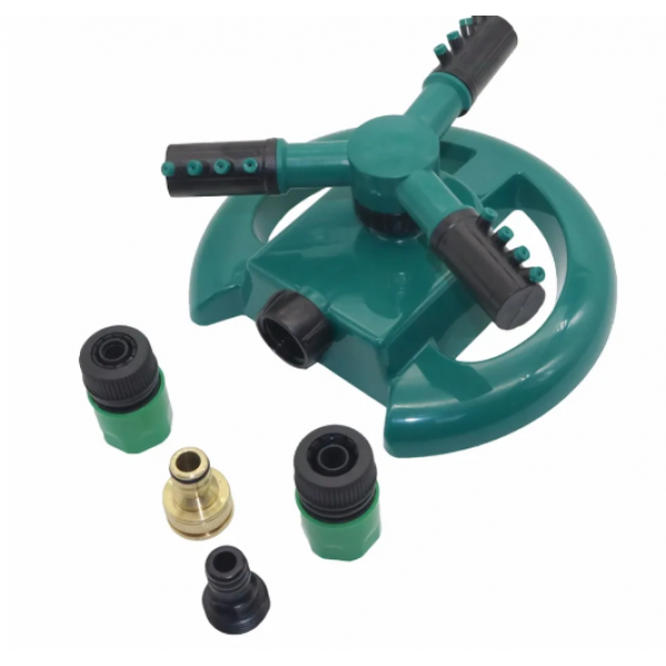 قطعتين رشاش مياه الحدائق المستدير 360