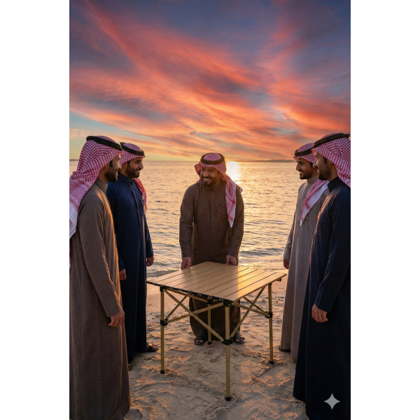 طاولة رحلات خفيفة قابلة للطي