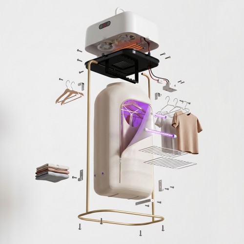 مجفف الملابس الكهربائي السحري 2 في 1 بضمان عامين