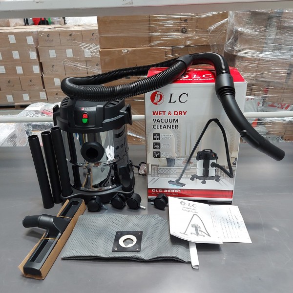 مكنسة للتنظيف الجاف و الرطب 12 لتر بضمان عامين 1200 واط