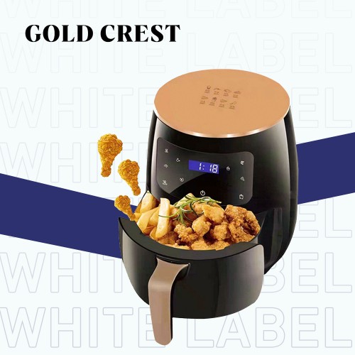 قلاية هوائية جولدن كريست 6 لتر بضمان عام