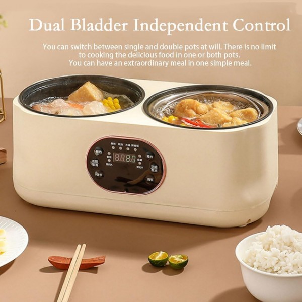 جهاز الطبخ المزدوج الكهربائي دينكس بضمان عامين