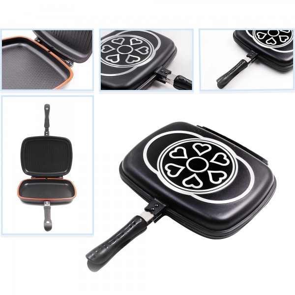 مقلاة و شواية مزدوجة بضمان عامين