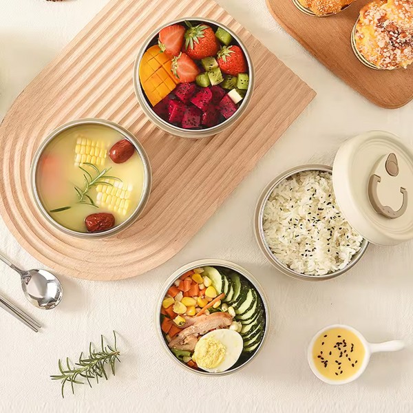 3 قطع لانش بوكس حرارى مع شنطة هدية