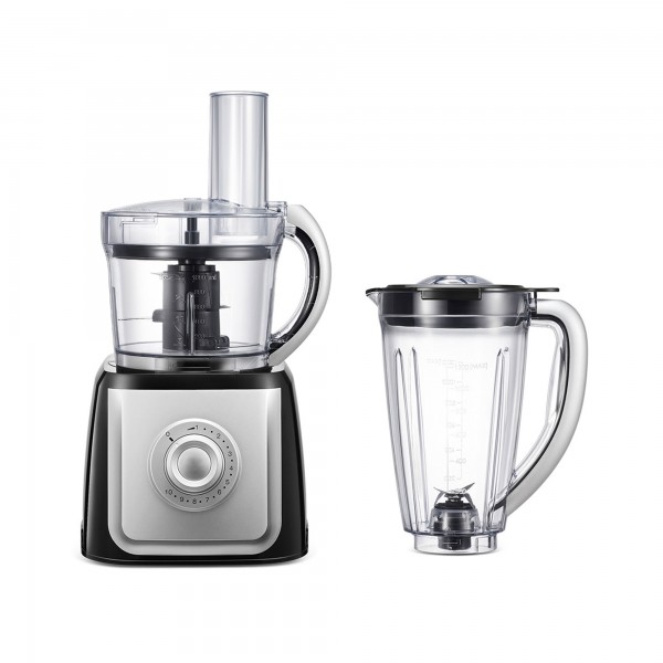 محضر الطعام وخلاط وقطاعة 2 في 1