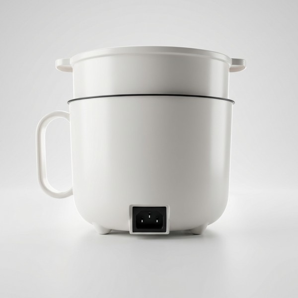 قدر الطبخ والتبخير الذكي 2 في 1 من دينكس - سعة 1.5 لتر، سطح سيراميك وضمان عامين