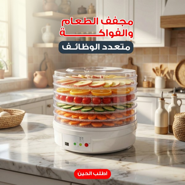 مجفف الطعام و الفواكه متعدد الوظائف