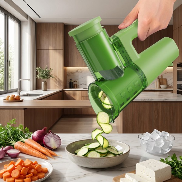 قطاعة و مفرمة يدوية كهربائية قابلة للشحن