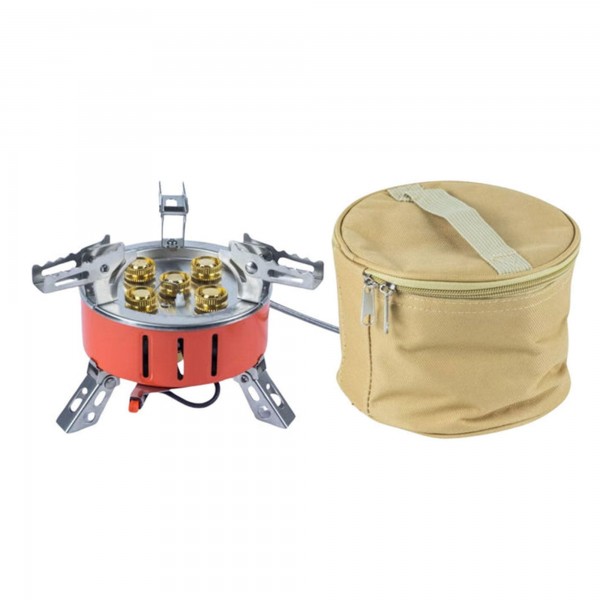 موقد غاز 5 عين للتخييم بضمان عامين