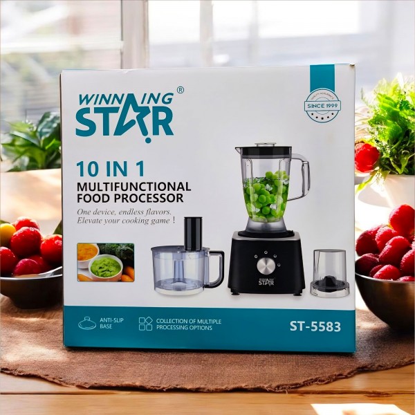 طقم مطبخ ١٠ في ١ العملى 600 واط خلاط و كبة و مفرمة بضمان عام