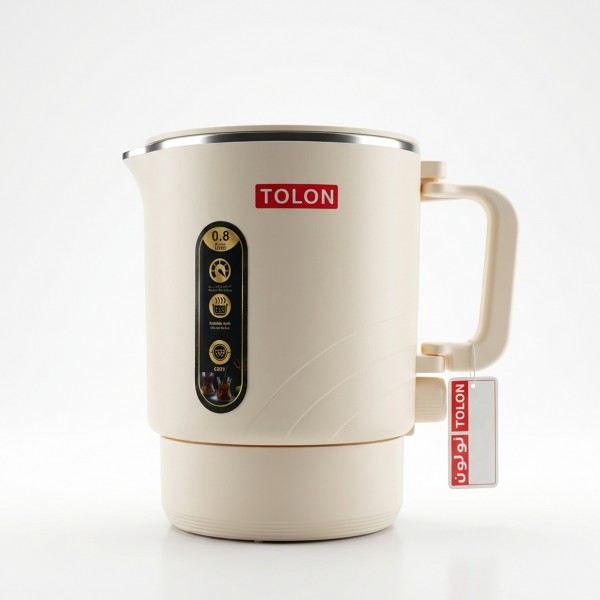 طنجرة طهي كهربائية صغيرة غير لاصقة بسعة 0.8 لتر