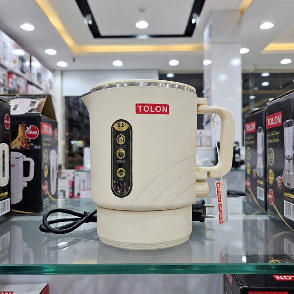 طنجرة طهي كهربائية صغيرة غير لاصقة بسعة 0.8 لتر