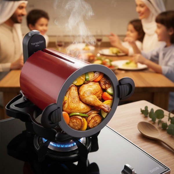 الة طهي و قدر المندى اوتوماتيكية متعددة الوظائف 6 دورات في الدقيقة