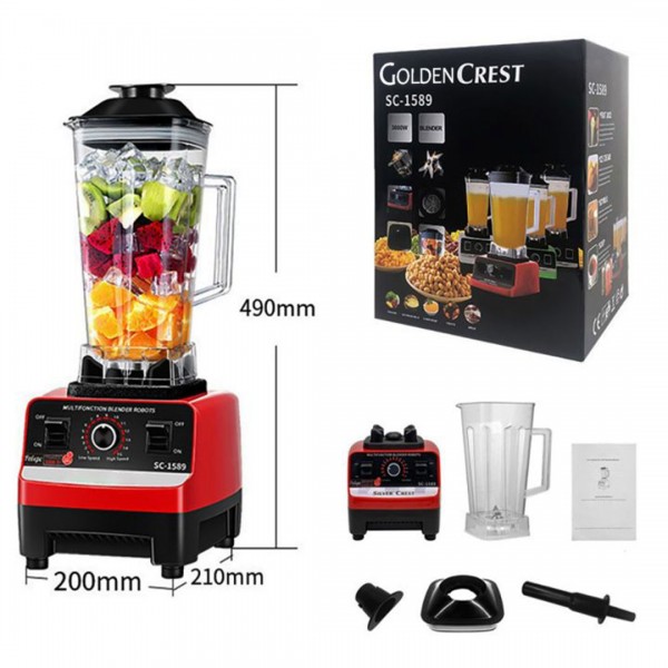 خلاط 5500 واط مع مطحنة بضمان 6 شهور