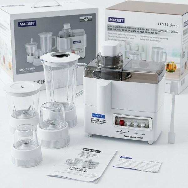 خلاط 4 1 متعدد الاستخدام بضمان عامين