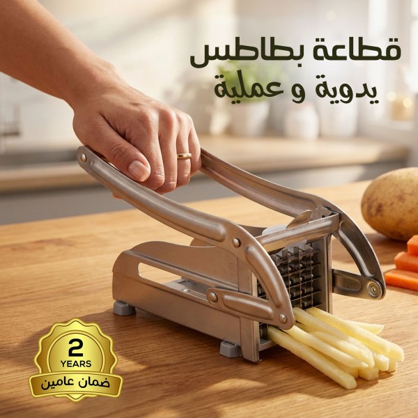 قطاعة بطاطس يدوية العملية بضمان عامين