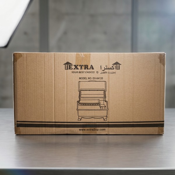 رف تجفيف أطباق 2 طبقة بغطاء