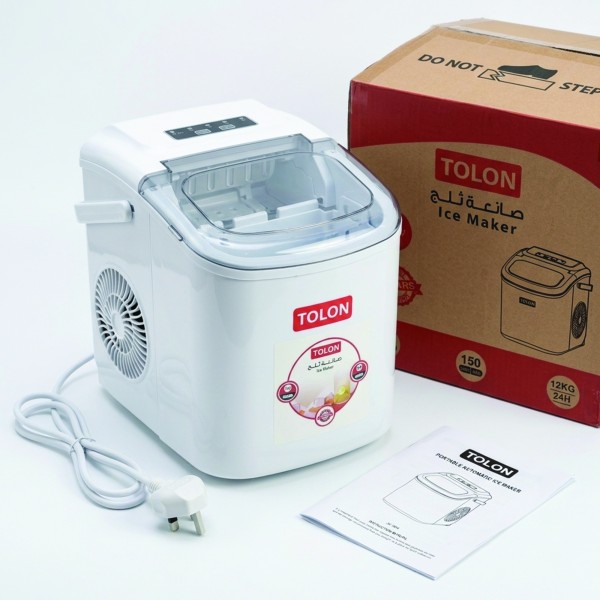 ماكينة ثلج محمولة سريعة 9 مكعبات بضمان عامين