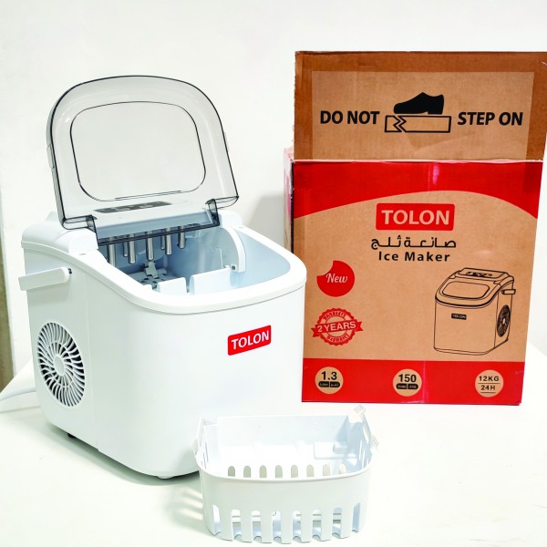 ماكينة ثلج محمولة سريعة 9 مكعبات بضمان عامين