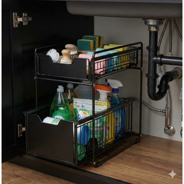 منظم اطباق و ادوات المطبخ العملى