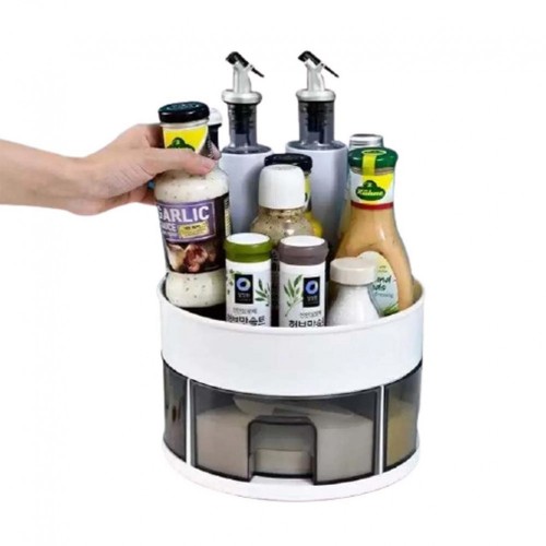 رف التخزين المدور العملى