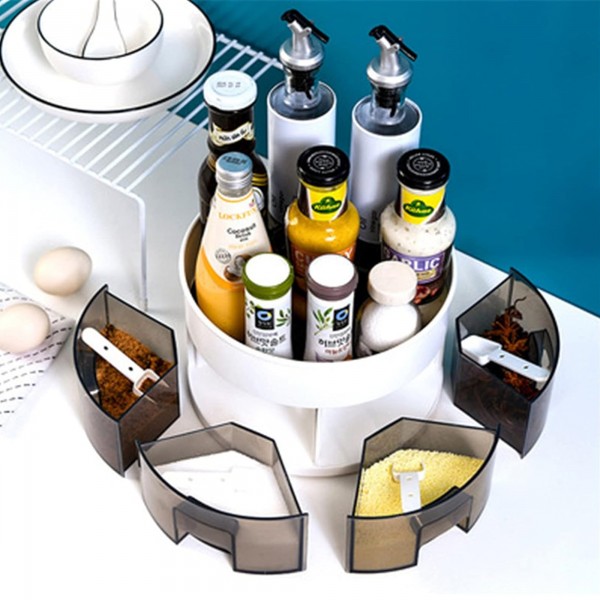 رف التخزين المدور العملى