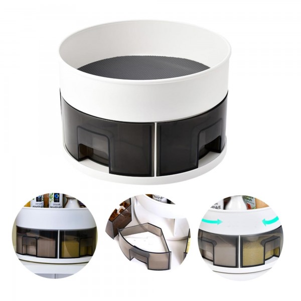 رف التخزين المدور العملى