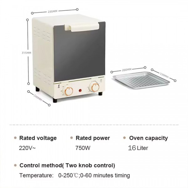 فرن سيلفر كريست 15 لتر