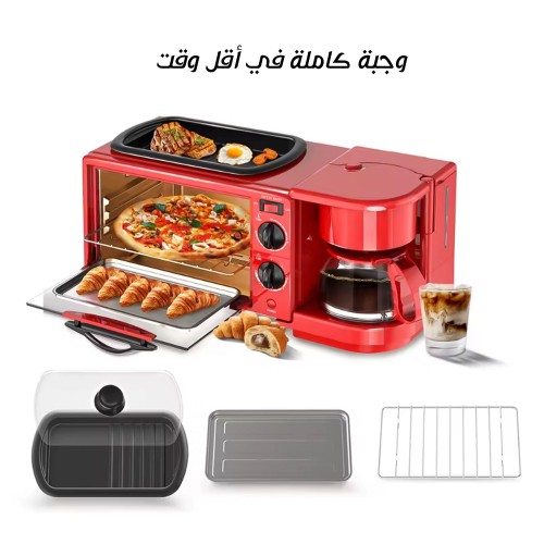 ميكروويف وقلاية وصانعه قهوة من اولمبيا بضمان عامين