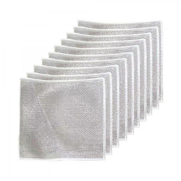 قماش تنظيف الصحون بديل السلك 11 قطعة