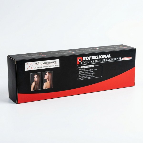 مكواة فرد الشعر بالبخار مع 5 إعدادات للحرارة شبيهة Babyliss