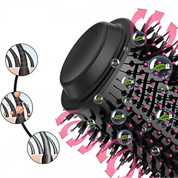 فرشاة تصفيف الشعر 4 في 1 – تجفيف وتنعيم مع تكثيف