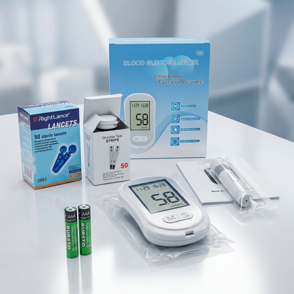 جهاز قياس السكر في الدم المتطور المحمول