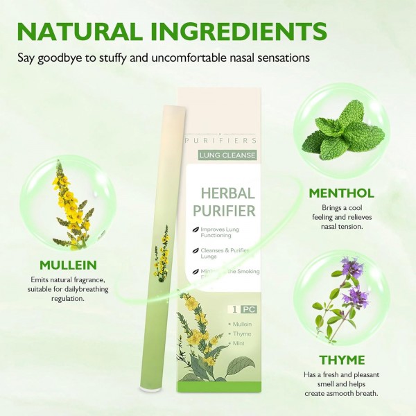 عصا تنظيف وتنقية الرئة و تقليل أضرار التدخين