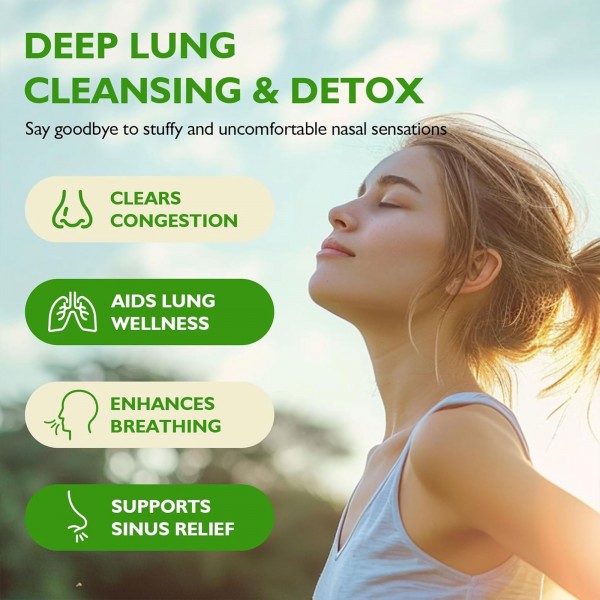 عصا تنظيف وتنقية الرئة و تقليل أضرار التدخين