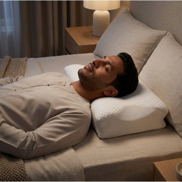 وسادة الفراشة للرقبة بتصميم مريح لتخفيف الآلام أثناء النوم