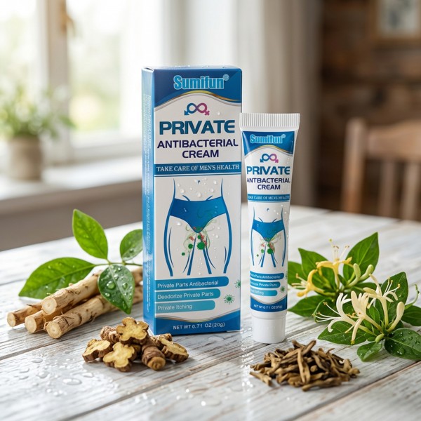كريم عشبي مضاد للحكة للرجال