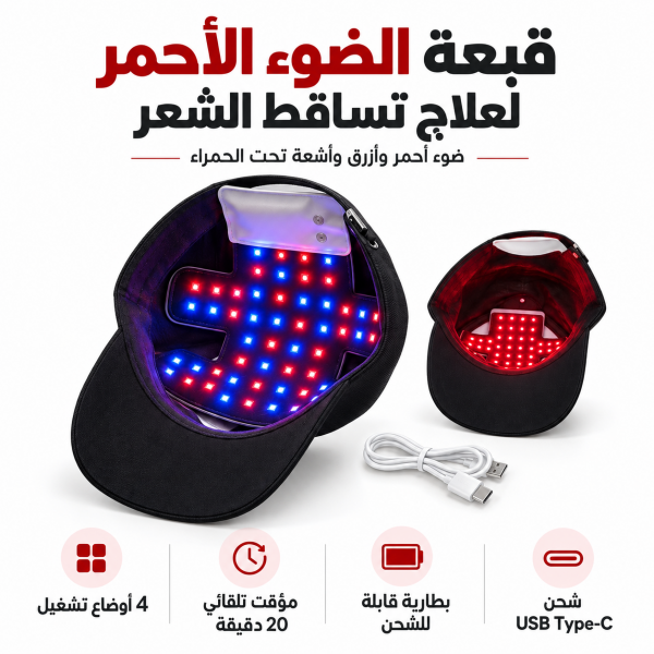 كاب العلاج الضوئي المتقدم لتحفيز بصيلات الشعر