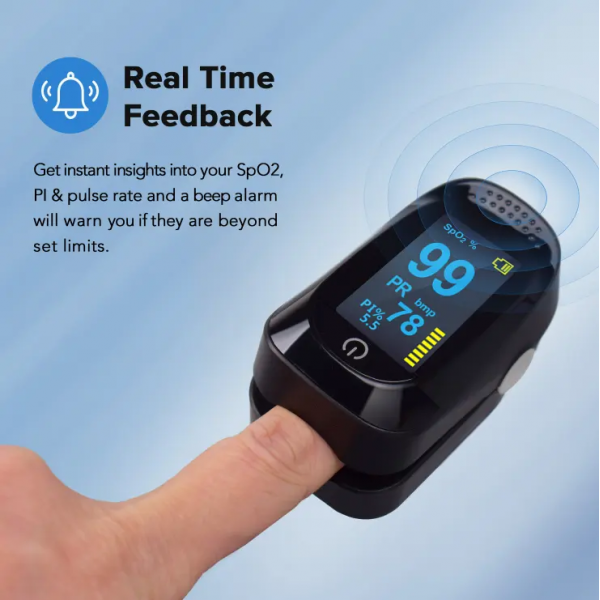 جهاز ذكي لقياس نبضك وتشبع الأكسجين بدقة وسهولة