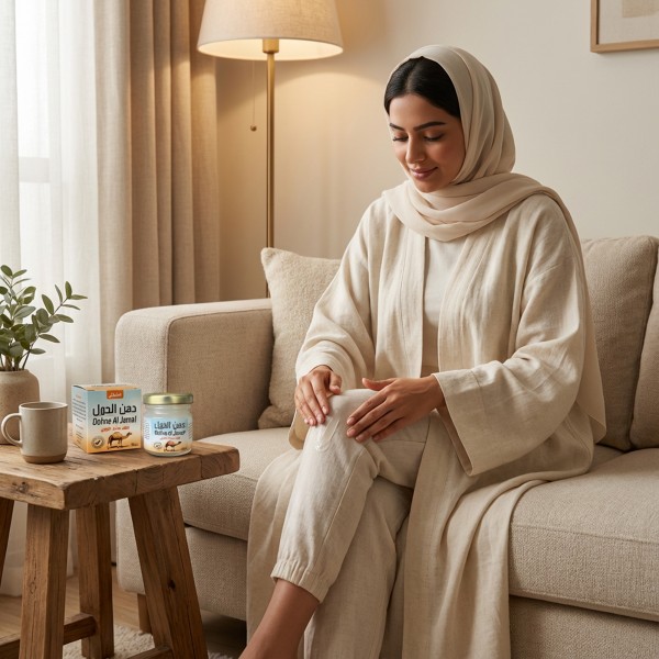 دهان الجمل لخشونة الركب وآلام المفاصل