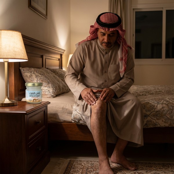 دهان الجمل لخشونة الركب وآلام المفاصل