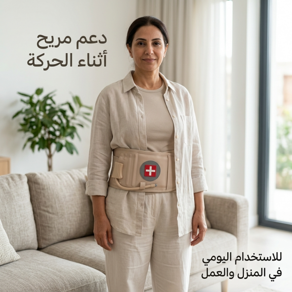 حزام دعم أسفل الظهر للرجال والنساء لتخفيف آلام أسفل الظهر