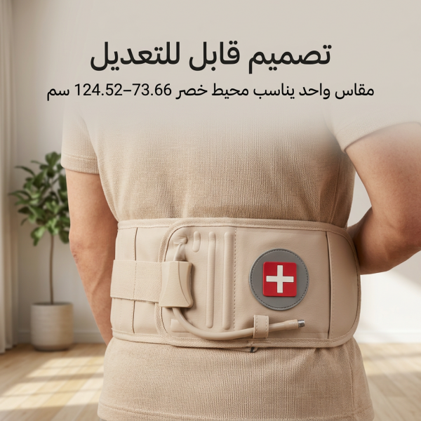 حزام دعم أسفل الظهر للرجال والنساء لتخفيف آلام أسفل الظهر