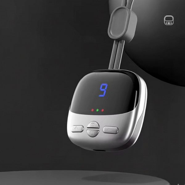 جهاز التدليك الذكي المحمول لتخفيف الالام فقرات الرقبة - لون فضي - ضمان سنة