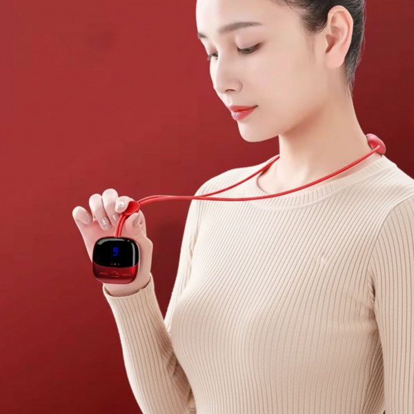 جهاز التدليك الذكي المحمول لتخفيف الالام فقرات الرقبة - لون فضي - ضمان سنة