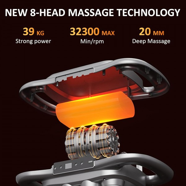 جهاز تدليك كهربائي محمول باليد 8 رؤوس