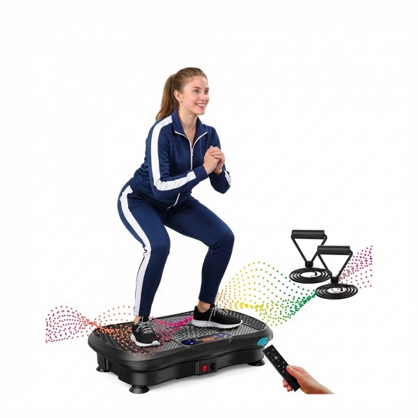 منصة الرشاقة الذكية 99 سرعة - جهاز اهتزاز الجسم بالكامل لحرق الدهون، شد العضلات والاسترخاء