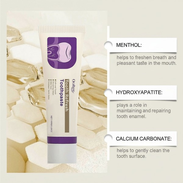 المعجون التريندي الطبيعي لتفتيح الأسنان و ازالة البلاك و انعاش رائحة الفم
